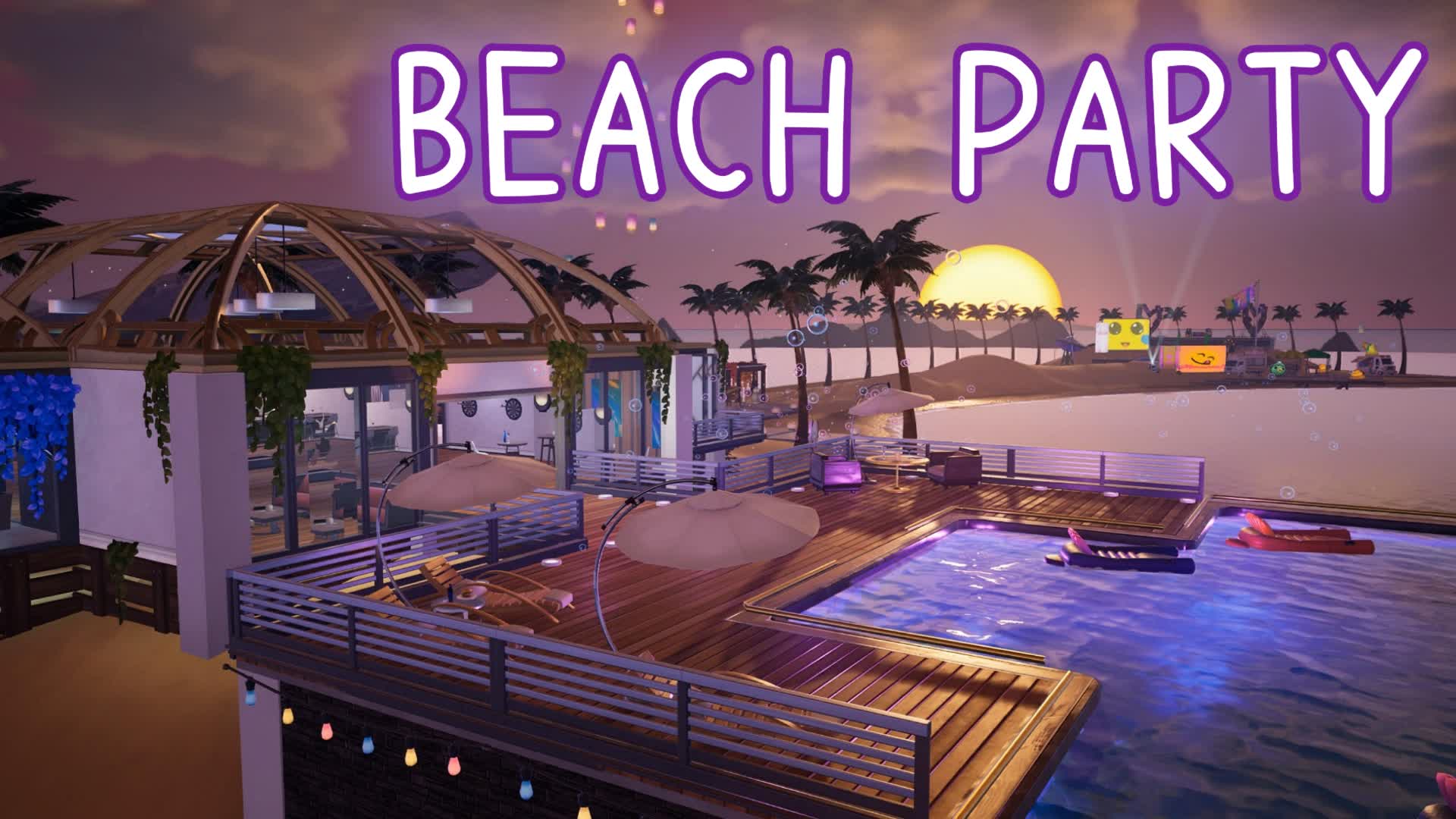 Beach Party — Fortnite Creative map