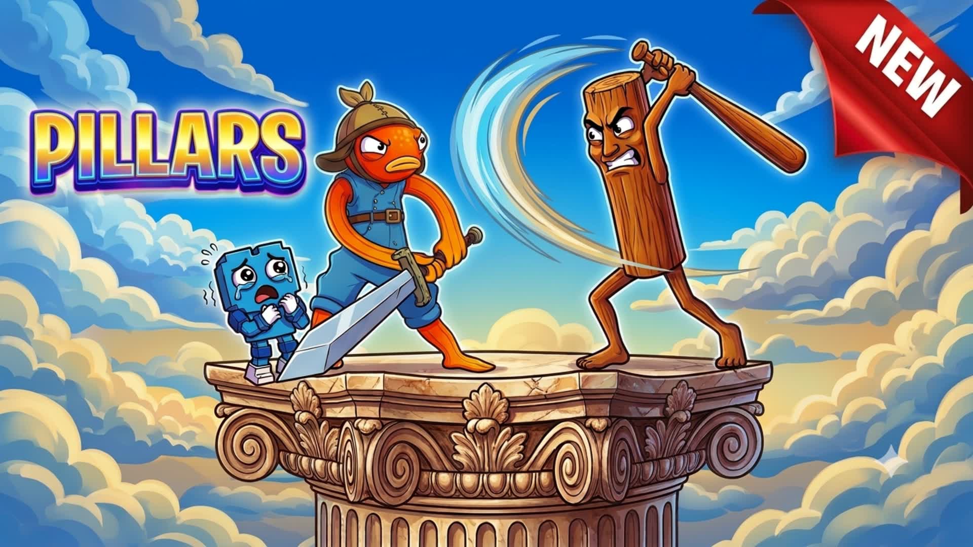 PILLARS FIGHT FOR BRAINROTS — Fortnite Creative map