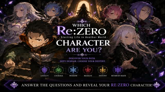 Which Re:ZERO Character Are You? — Fortnite Creative map