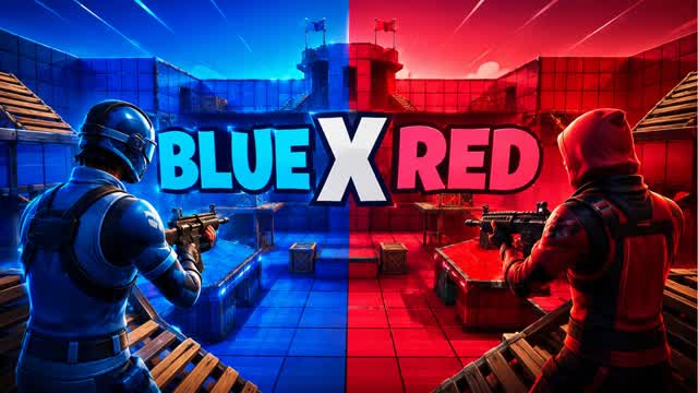 🟦🟥BLUE X RED INFINITY𝑩𝑴𝑾☢🟦🟥 — Fortnite Creative map cover art