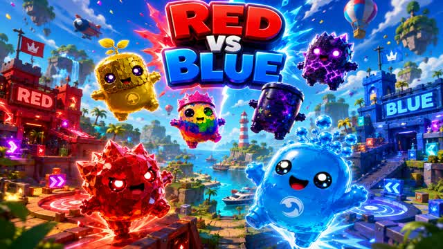 🚀 RED vs 🔴 BLUE Arena Rush ⭐ — Fortnite Creative map