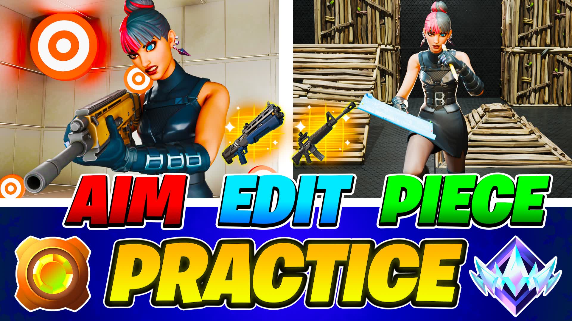 AIM + EDIT + PIECE CONTROL 🎯 [TRAINING] — Fortnite Creative map