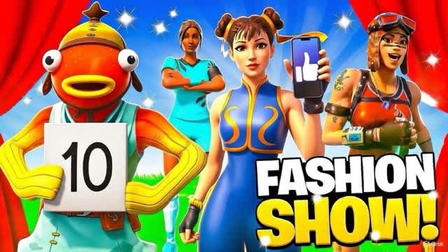 🎭FASHION SHOW ⭕️ DÉFILÉ DE MODE — Fortnite Creative map cover art