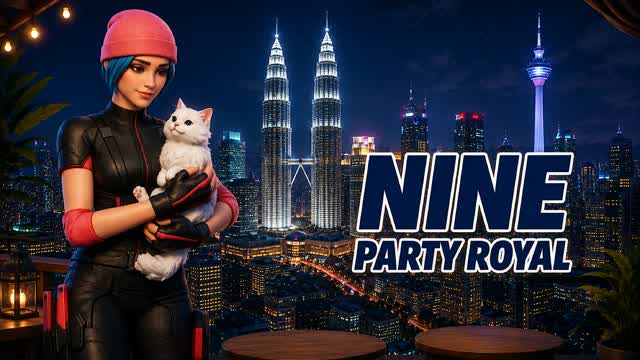 NINE PARTY — Fortnite Creative map cover art