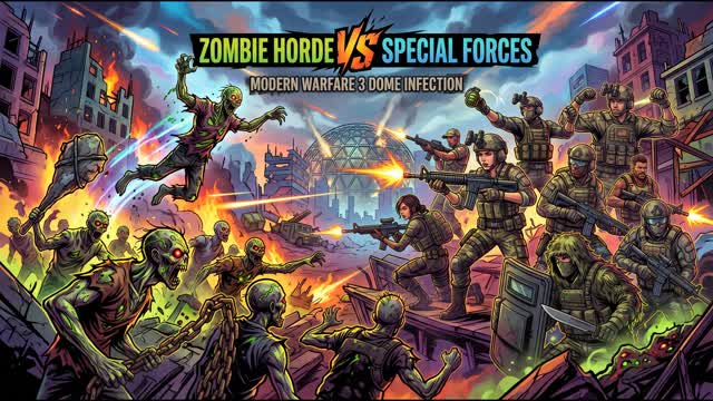 DOME INFECTED SURVIVAL — Fortnite Creative map cover art