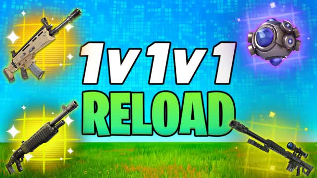 Tilted 1V1V1 Reload — Fortnite Creative map