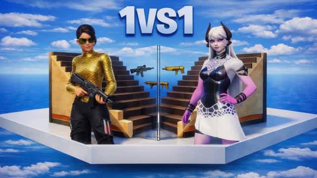 AXEN 1VS1 Build Fights — Fortnite Creative map