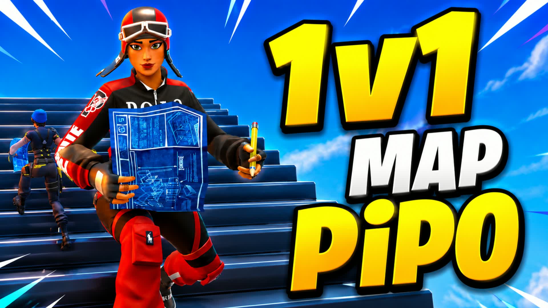 1V1 MAP PIPO — Fortnite Creative map