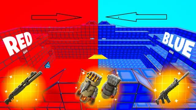 👉 Reed VS Blue — Fortnite Creative map