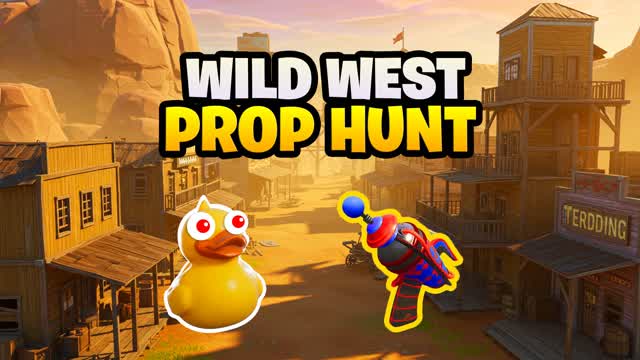 TILTED WILD WEST PROP HUNT — Fortnite Creative map
