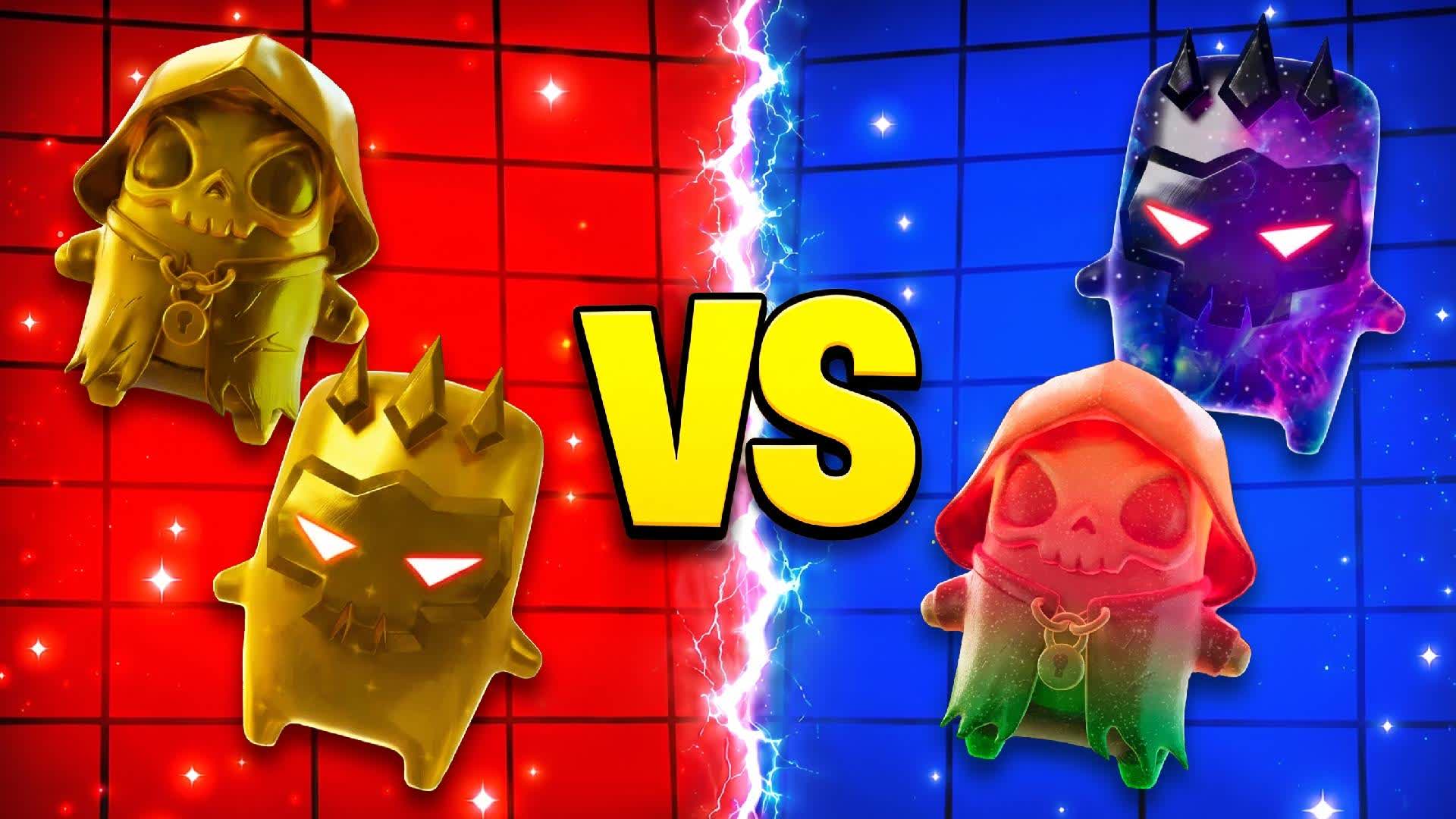 RVB RED VS BLUE UNC RARE — Fortnite Creative map