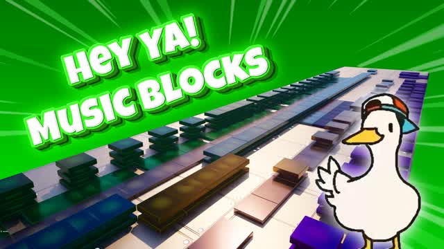 Hey Ya! - Fortnite Music Blocks — Fortnite Creative map cover art
