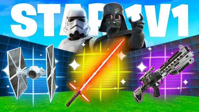 STAR WARS 1V1 FFA - ALL GUNS — Fortnite Creative map