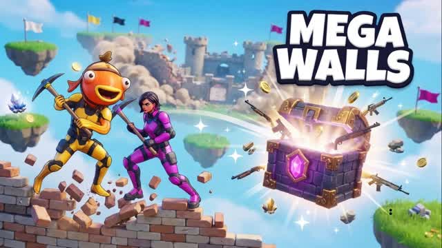 MEGA WALLS: Tycoon PvP — Fortnite Creative map