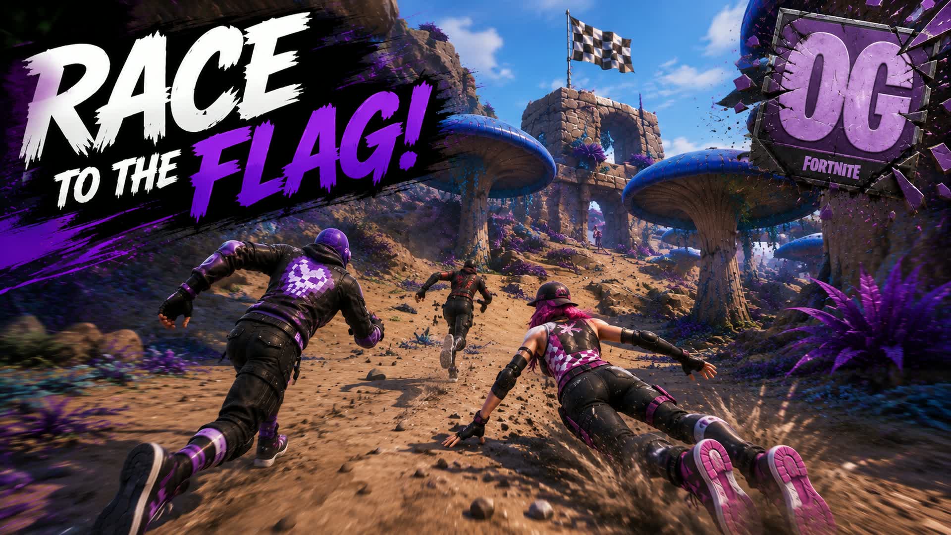 OG Slide Race — Fortnite Creative map