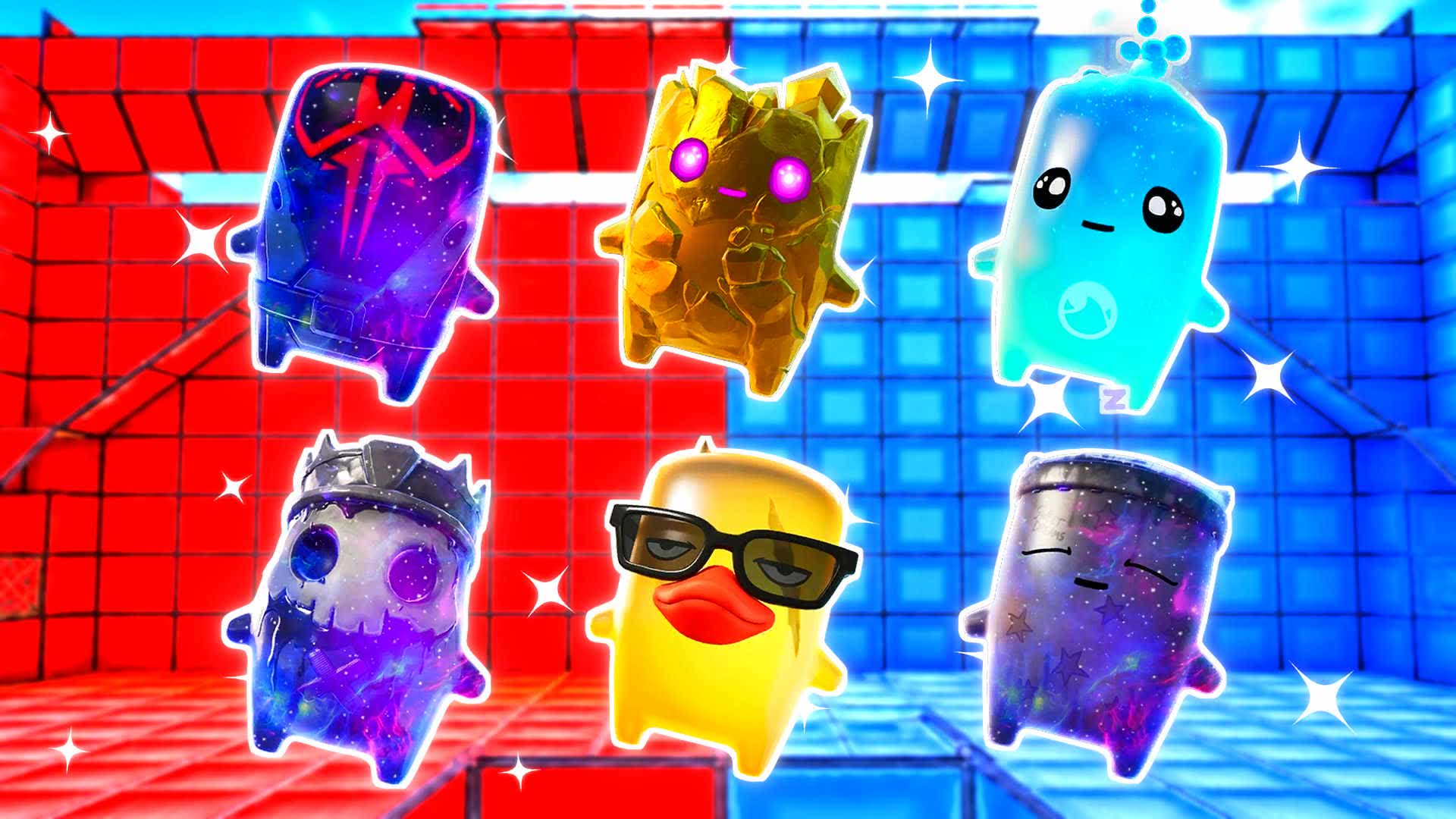 RED VS BLUE KINETIC LENS 🔴🔵 — Fortnite Creative map