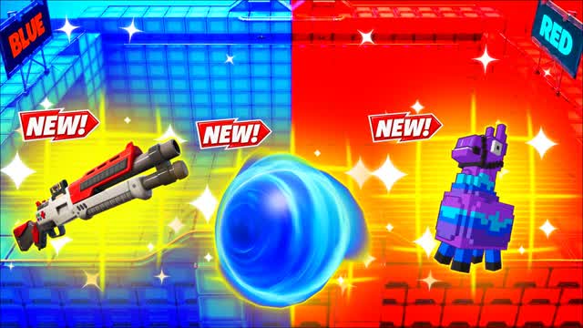 RED VS BLUE WIND MOTION 🔴🔵 — Fortnite Creative map cover art