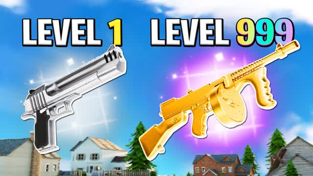 🧂SALTY GUN GAME🎯ONE SHOT — Fortnite Creative map