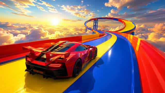 CAR GAME 🕹️ MEGA SUPER RAMP🔥 — Fortnite Creative map cover art