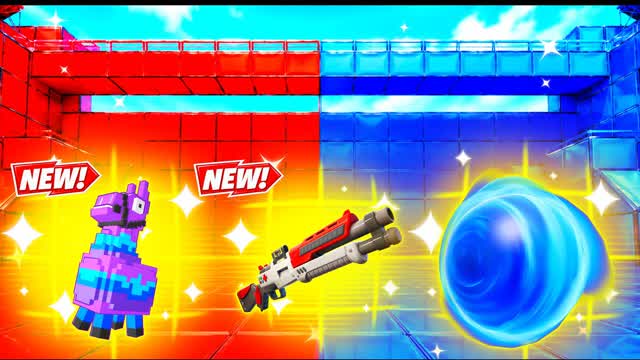 RED VS BLUE EXTREME LIGHT 🔴🔵 — Fortnite Creative map cover art