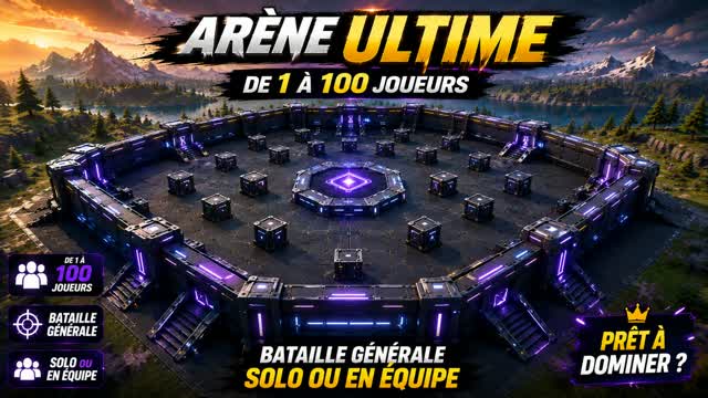 aréne ultime — Fortnite Creative map