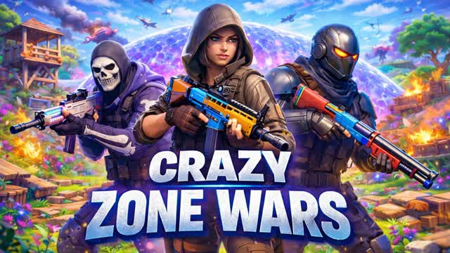 CRAZY ZONE WARS — Fortnite Creative map