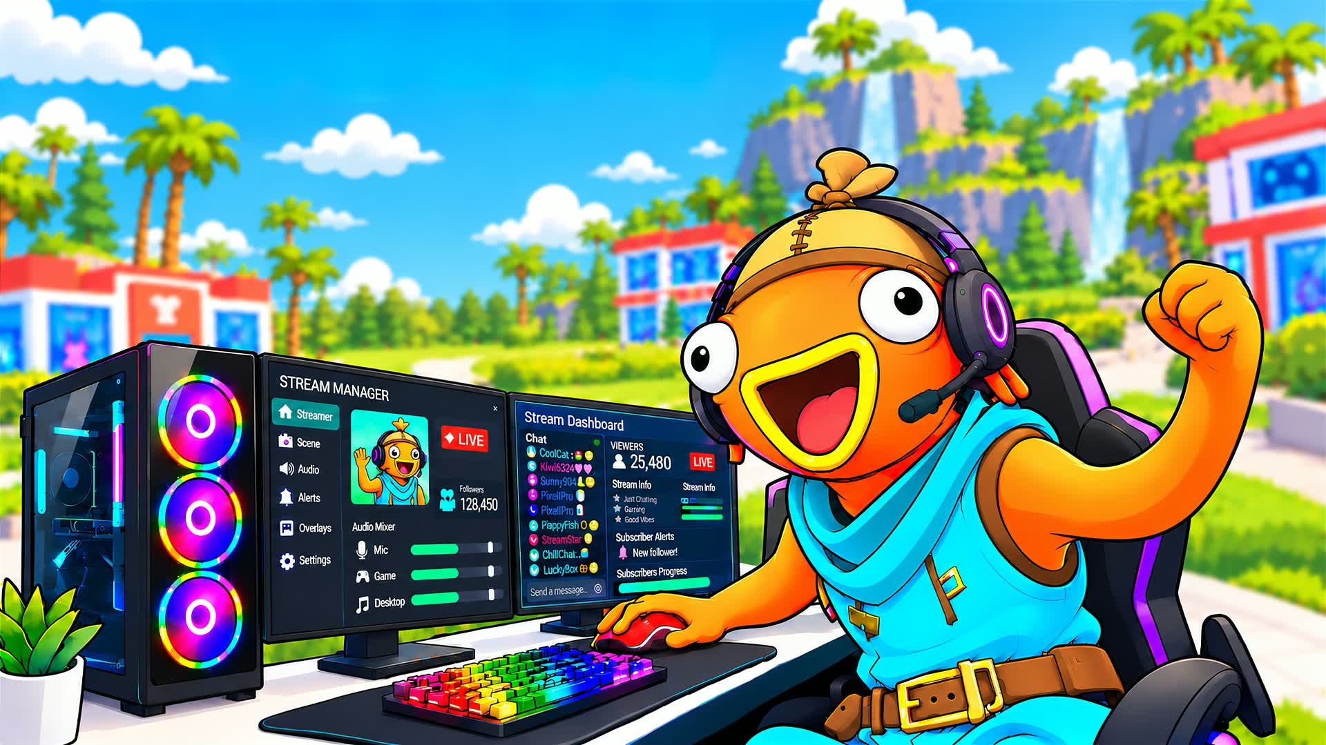 FOLLOWERS +1 TYCOON — Fortnite Creative map
