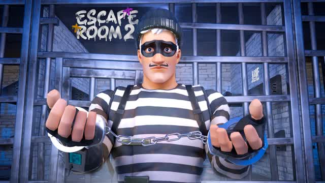 ESCAPE ROOM - PRISON 2 — Fortnite Creative map cover art