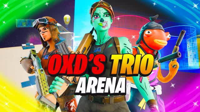🌀OXD'S TRIO - ZONE WARS🌀 — Fortnite Creative map cover art