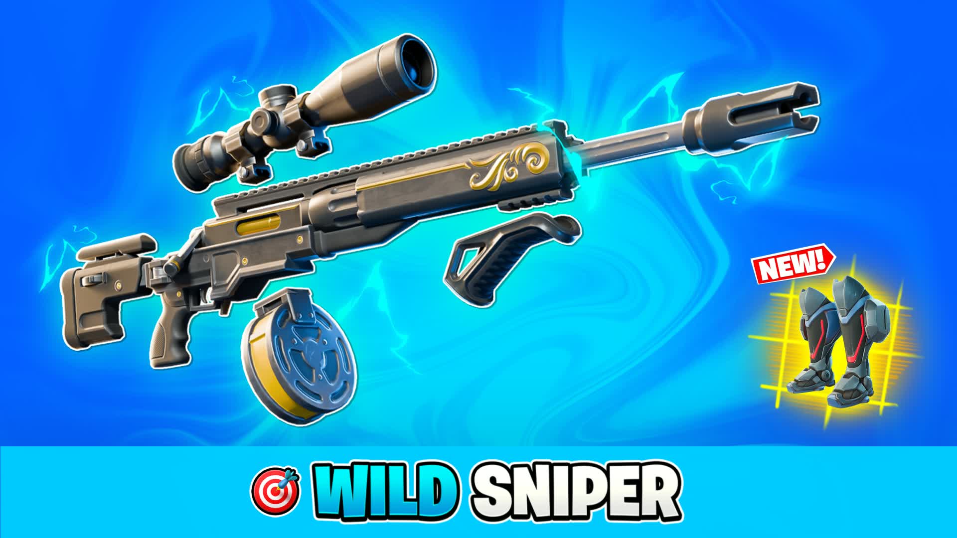 WILD SNIPER ONE SHOT 🎯 — Fortnite Creative map