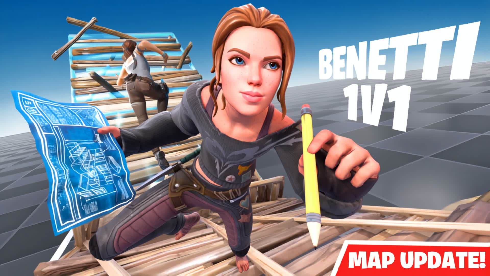 Benetti 1v1 build fight (2.0) — Fortnite Creative map