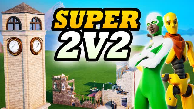 SUPER 2V2 🌀 — Fortnite Creative map
