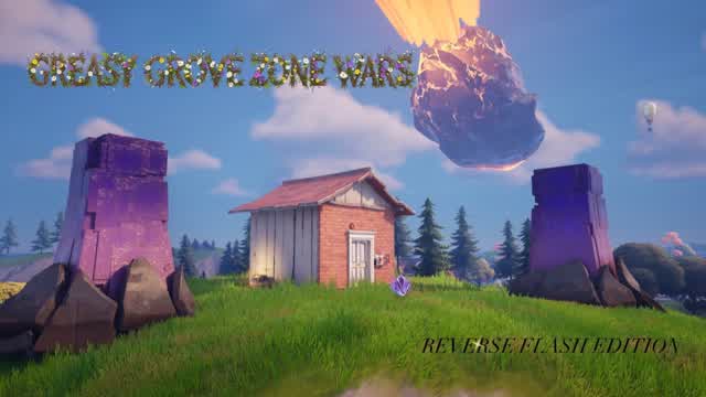 V2GREASY GROVE ZONE WARS ⚡️Rv EDITION — Fortnite Creative map cover art