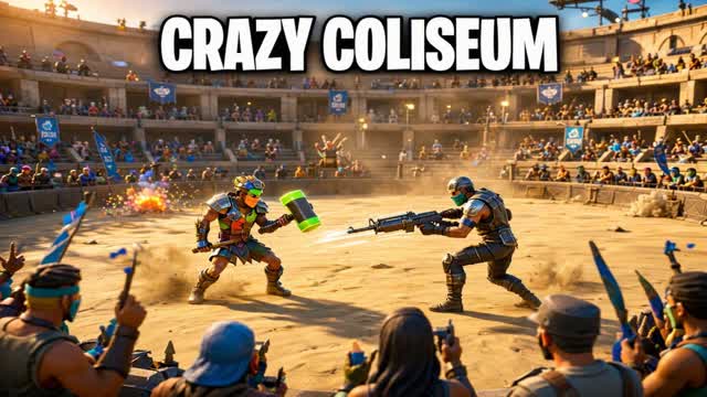 CRAZY COLISEUM — Fortnite Creative map