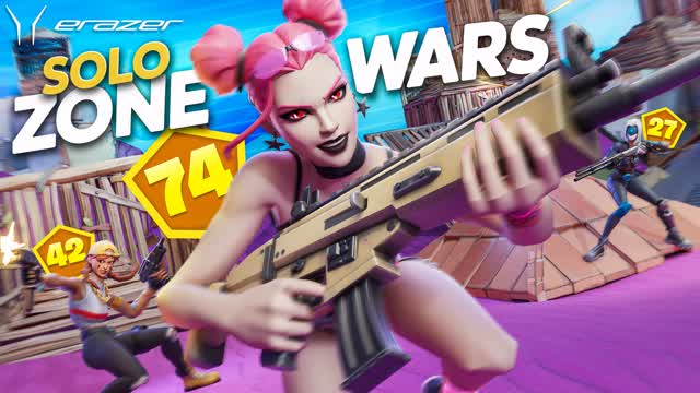 ERAZER SOLO ZONE WARS — Fortnite Creative map