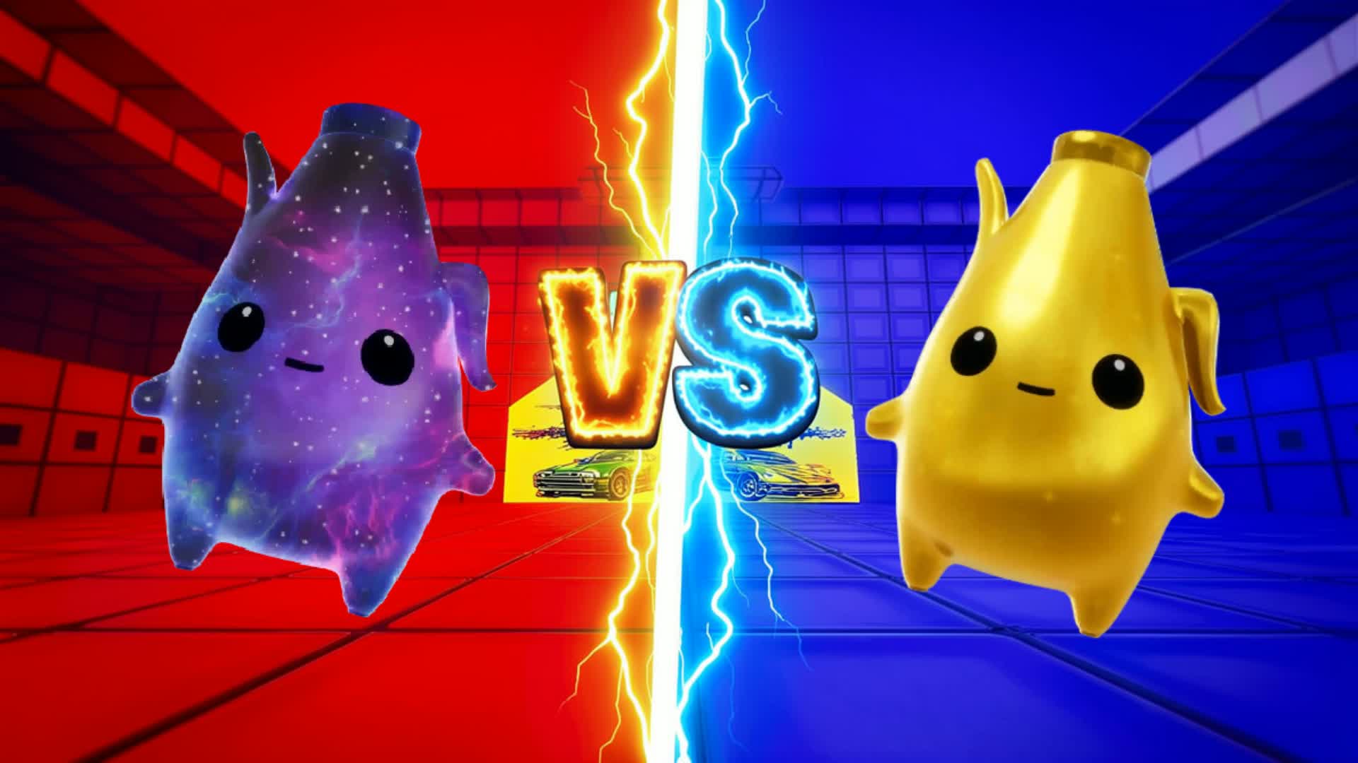 RED VS BLUE BANANITA — Fortnite Creative map