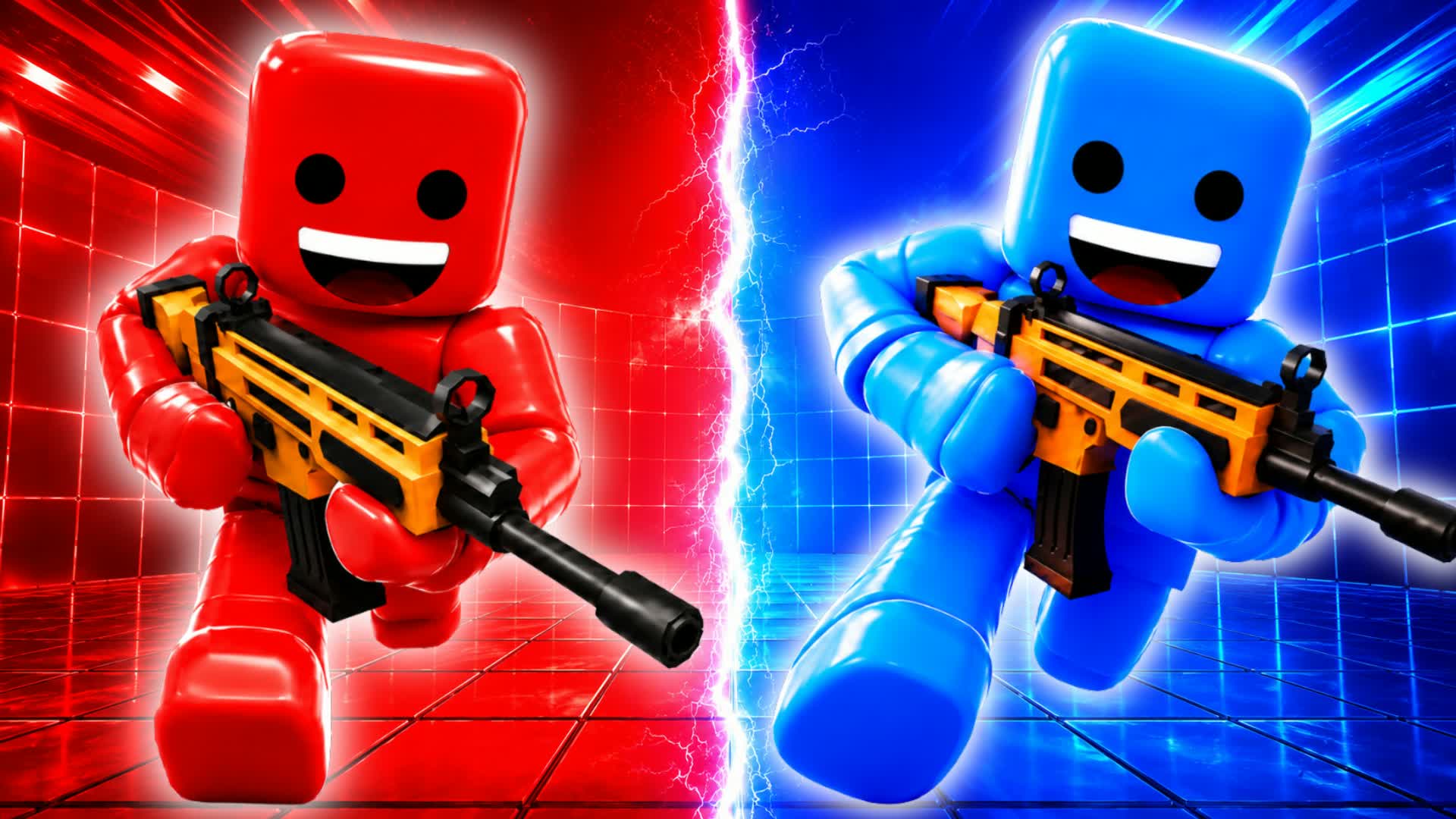 SHOOTER BATTLE RED VS BLUE 🔴🔵RVB — Fortnite Creative map