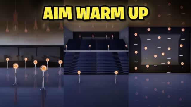 AIM WARM UP — Fortnite Creative map cover art