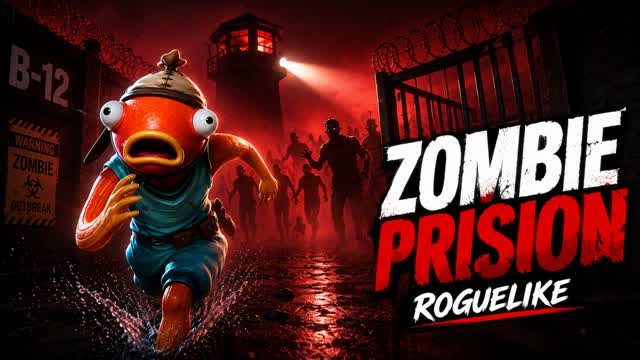 Zombie Prision Roguelike — Fortnite Creative map cover art