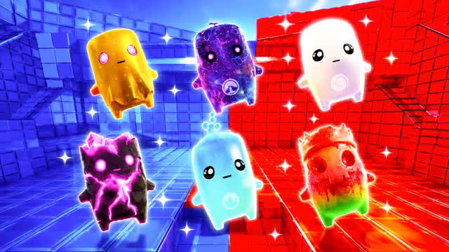 🔴🔵 RED VS BLUE 🔴🔵 AURAZ67 — Fortnite Creative map cover art