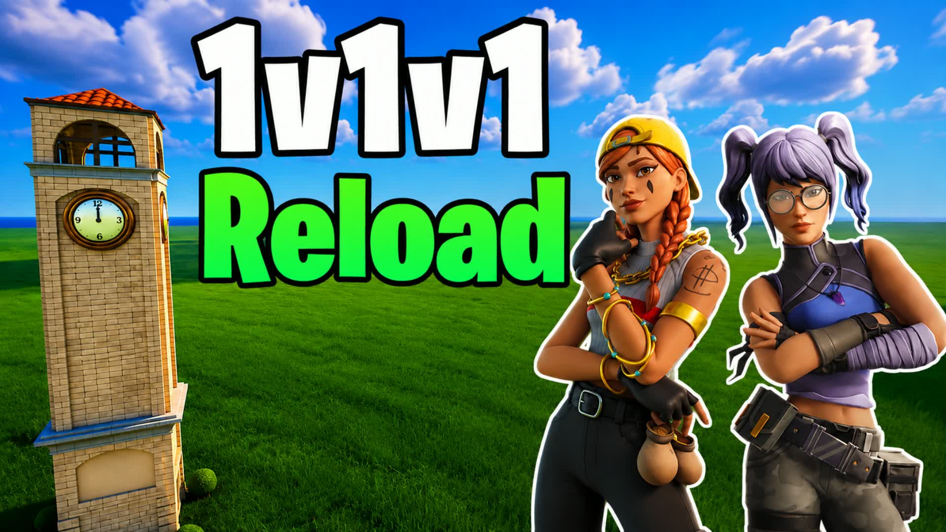 QUAVV 1v1v1 إعادة تحميل — Fortnite Creative map