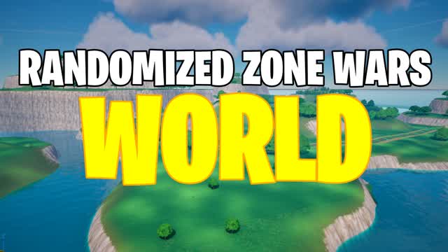 RANDOMISED ZONE WARS: WORLD — Fortnite Creative map cover art