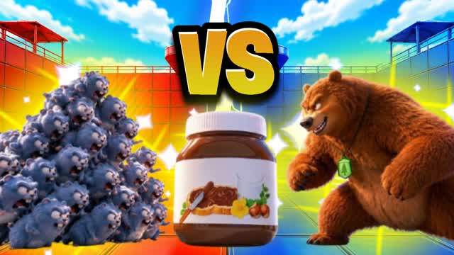 🔴🔵 RED VS BLUE 🔴🔵 HAMSTER BATTLE — Fortnite Creative map