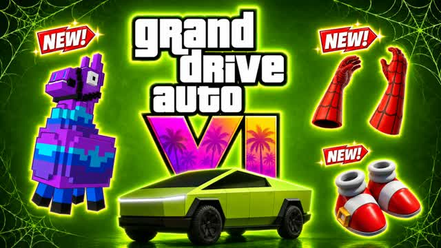 SPIDER GRAND DRIVE AUTO VI GDA 6! ! — Fortnite Creative map