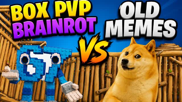 Brainrot VS Old Memes — Fortnite Creative map