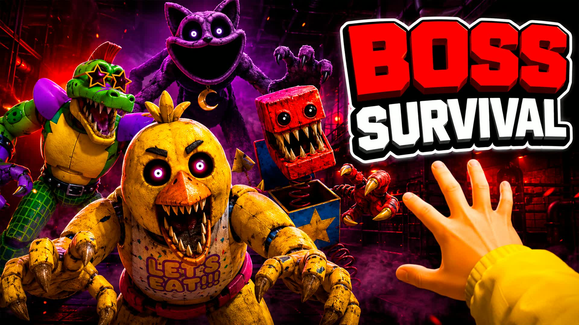 [👑] SURVIVE BOSS — Fortnite Creative map