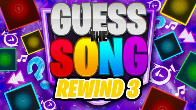Guess The Song REWIND 3 🔄 | +35 Songs — Fortnite Creative map cover art