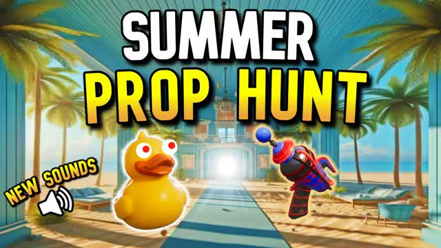 SUMMER PROP HUNT ☀️ — Fortnite Creative map cover art