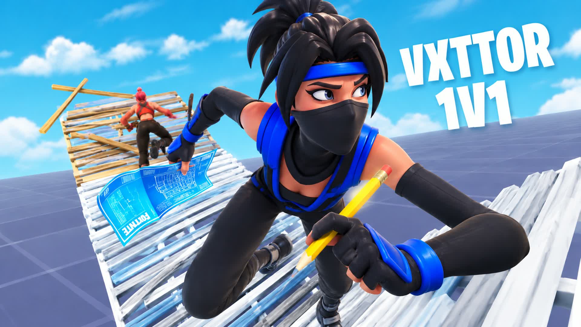 Vxttor 1v1 Build Fights (200 PUMPS) — Fortnite Creative map