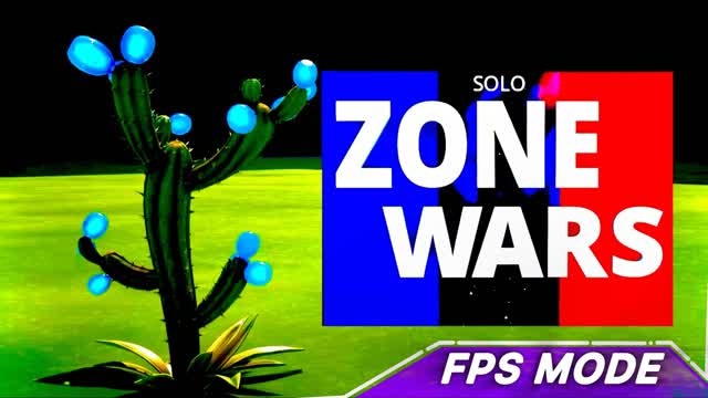 ✨SOLO ZONE WARS✨ FPS mode — Fortnite Creative map cover art